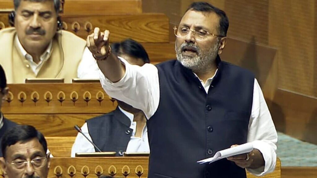 BJP MP Nishikant Dubey says CJI Sanjiv Khanna responsible for all civil wars in India, mounts attack on SC