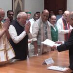 CP Radhakrishnan, NDA’s VP pick, files nomination; PM Modi, Amit Shah, other ministers accompany