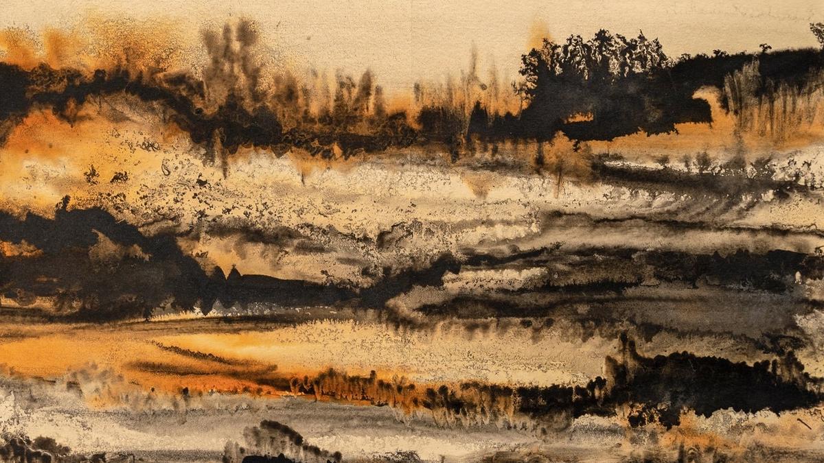 Vaman Pai’s solo show captures the rain in all its glory