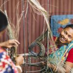 Niraba brings sabai grass weaving to contemporary furniture design