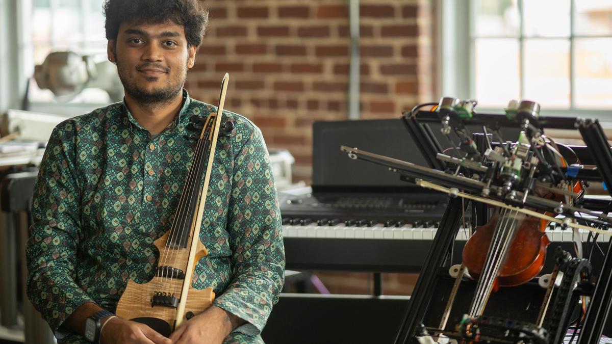 Meet Raghavasimhan Sankaranarayanan’s robotic violinist — ‘Hathaani’
