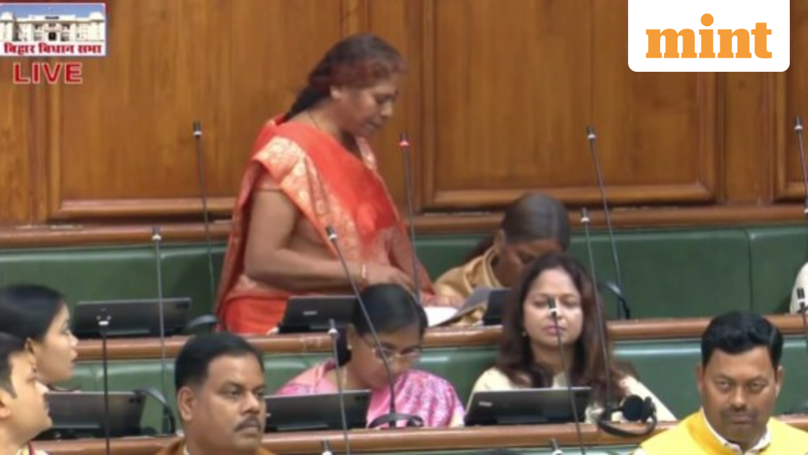 Who is Vibha Devi, Bihar MLA with ₹31 crore net worth, goes viral with her oath-reading video | Watch