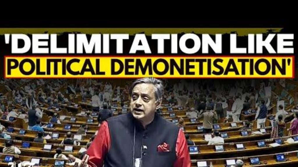 ‘Political demonetisation — don’t do it’: Shashi Tharoor tears into govt over Delimitation Bill