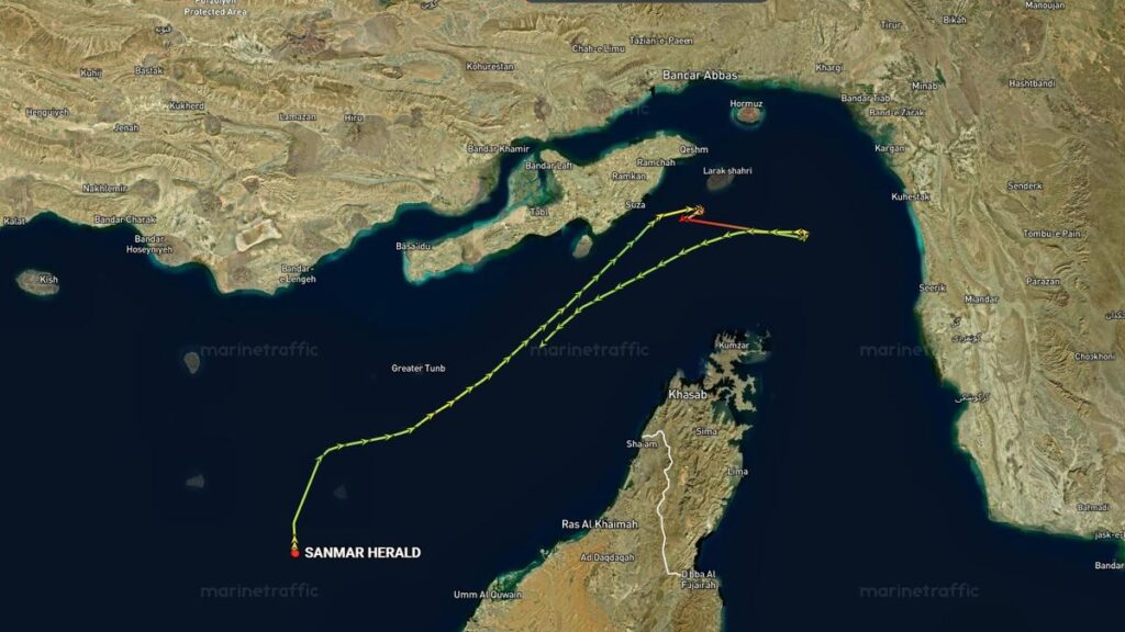 Eight India-bound ships return after attempting to cross Strait of Hormuz