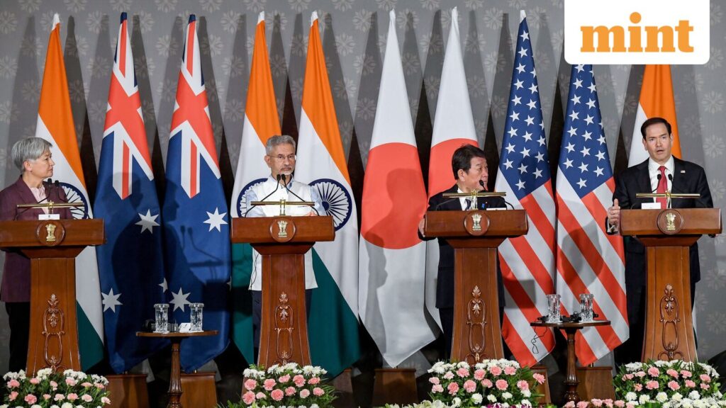 China reacts to Quad push, says regional cooperation should not target ‘third party’