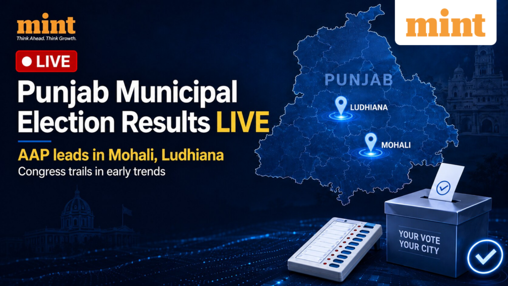 Punjab municipal corporation election result LIVE: AAP leads in Mohali, Ludhiana in early trends, Congress trails behind