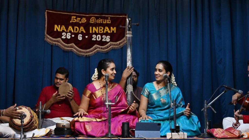Archana and Aarathi presented songs on Kapaleeswarar and Parthasarathy temples