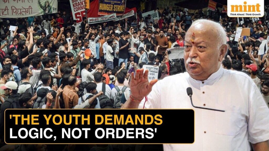CJP Protests: ‘New generation asks questions,’ says RSS chief Mohan Bhagwat – ‘We’ve to explain reasoning to them’