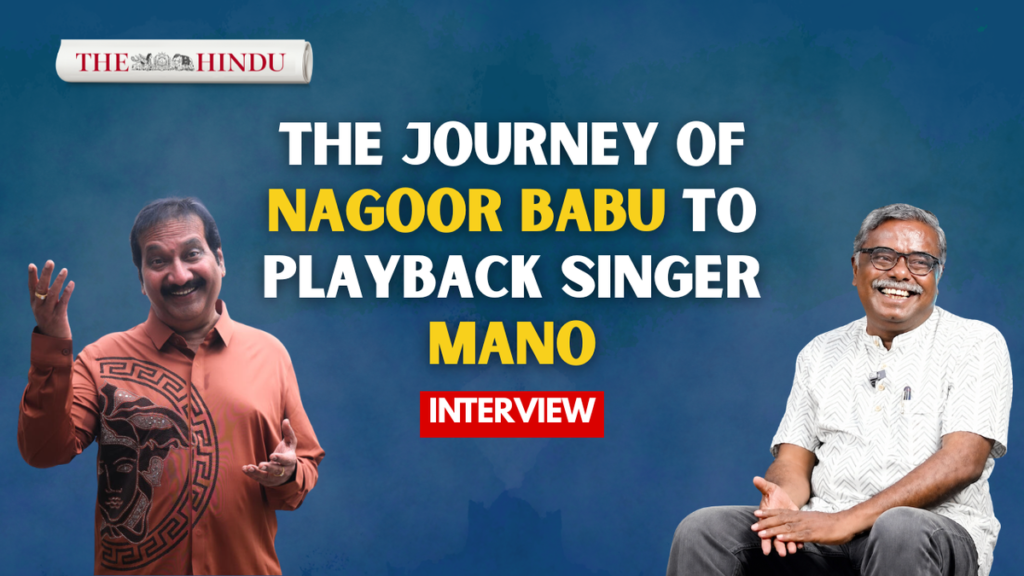 Watch: Interview | The journey of Nagoor Babu to playback singer Mano