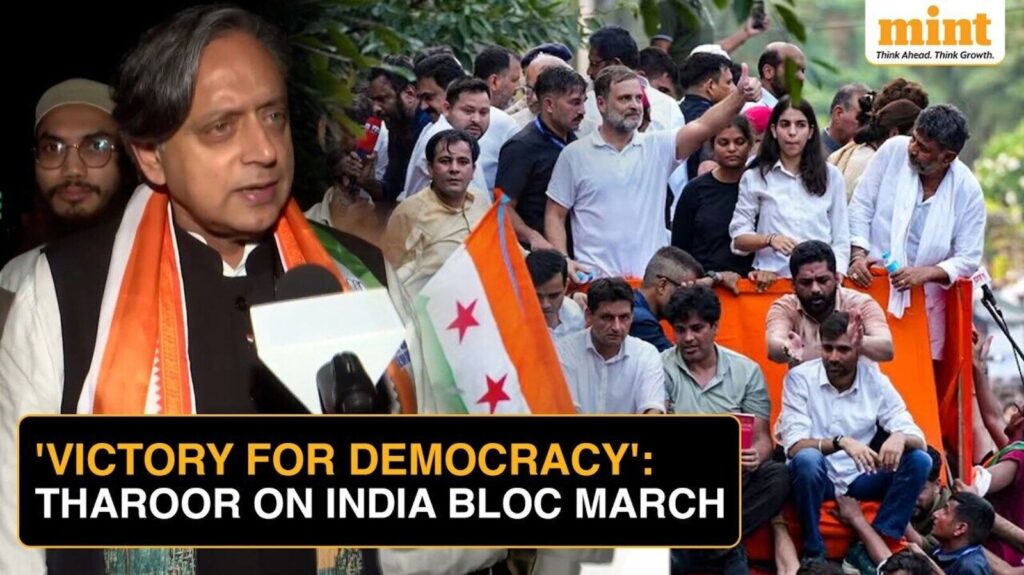 Day after mammoth protest against Gyanesh Kumar, Rahul Gandhi to host INDIA bloc MPs, student leaders for tea today